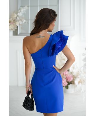 Vestito corto elegante - Tubino mono spalla