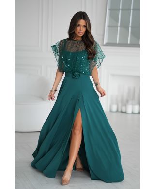 Vestito elegante verde - Eleonora