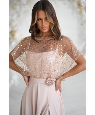 Vestito lungo elegante, avorio - Eleonora