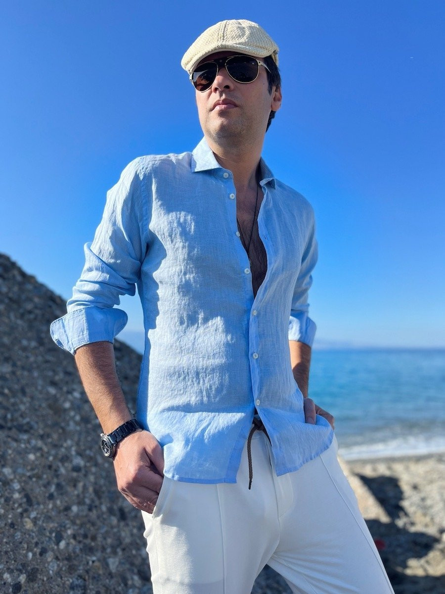 Bunf Camicia Lino Manica 34 - Camicie Donna Bianco | Nencini Sport Bunf Camicia Lino Manica 34 - Camicie Donna Bianco | Nencini Sport