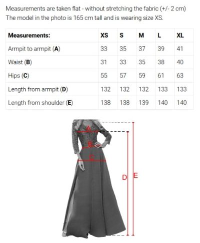 Vestito elegante blu notte - lungo con corsetto, spacco e allacciatura posteriore - ELARA - GOGOLFUN.IT