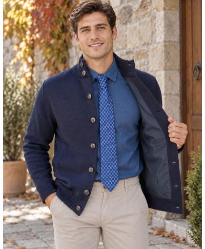 Cardigan uomo, elegante - Maglione da Ufficio - Gogolfun.it