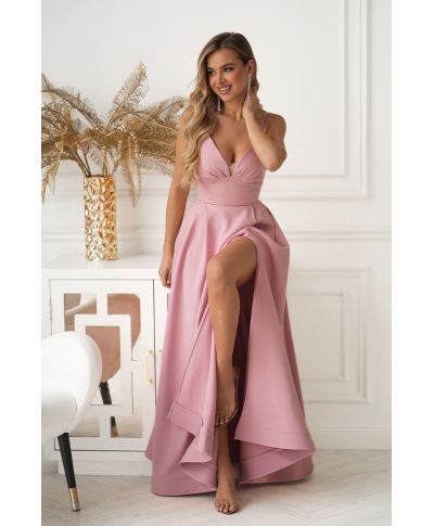 Vestito lungo elegante da cerimonia con gonna ampia – Ravenna