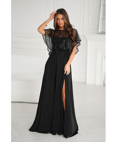 Vestito elegante nero - Eleonora