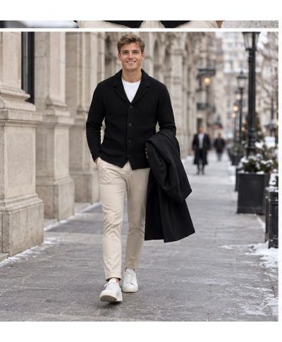 Cardigan uomo verde sportivo - Maglioni uomo online - Gogolfun.it