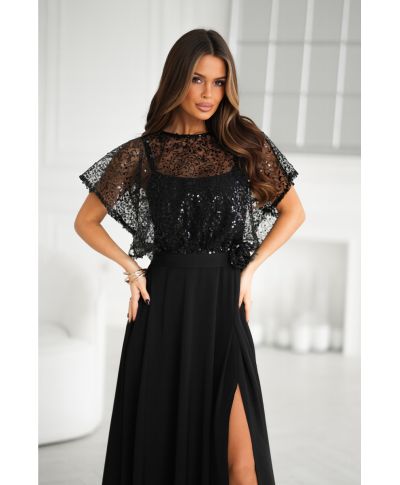 Vestito elegante nero - Eleonora