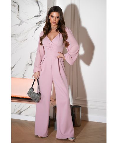 Tuta donna elegante - Con manichetta - Rosa