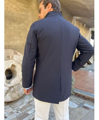 Trench uomo, blu - Ultra light