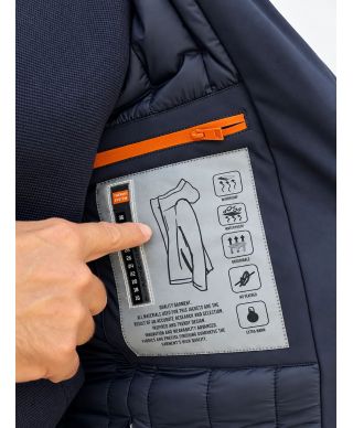 Trench uomo, blu - Ultra light