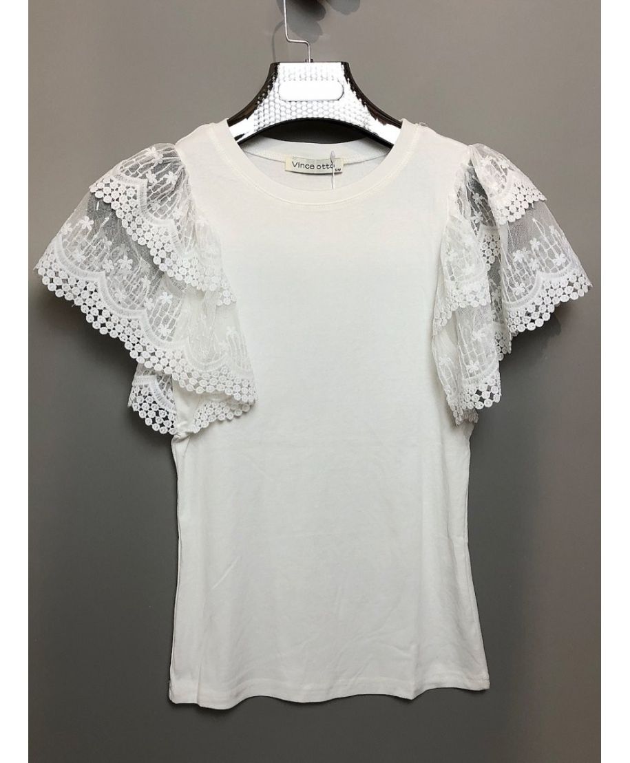Maglietta Donna VIENTO Woman Captain – Bianco, Taglia Small