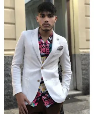 Giacca uomo Paul Miranda - Blazer bianco - Paul Miranda