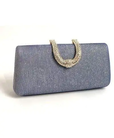 Pochette gioiello - Azzurra - Da cerimonia