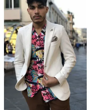Giacca uomo Paul Miranda - Blazer bianco - Paul Miranda