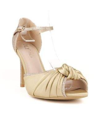 Sandali oro - Tacco alto