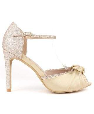 Sandali oro - Tacco alto