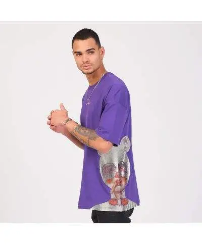 T shirt uomo particolare, viola