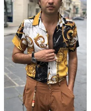 Camicia uomo disegno, disegno Versace