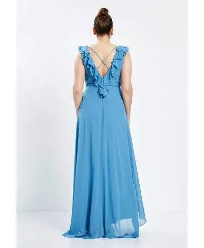 Abito da cerimonia, azzurro - Taglie comode