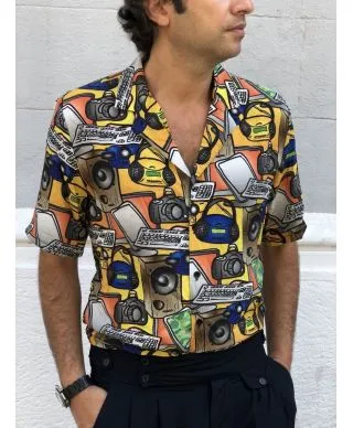 Camicia uomo particolare - Fantasia vintage