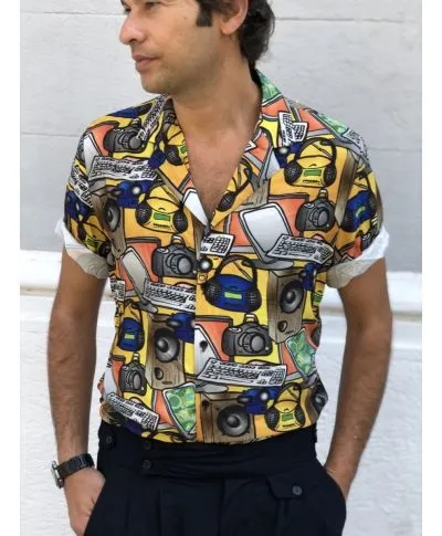 Camicia uomo particolare - Fantasia vintage