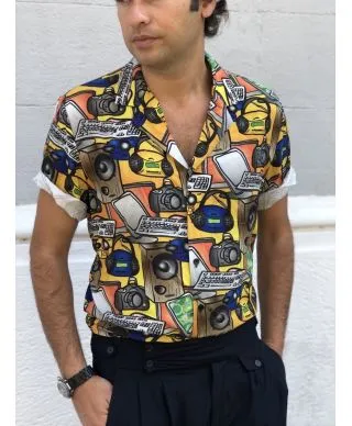 Camicia uomo particolare - Fantasia vintage