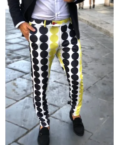 Pantaloni uomo particolari, slim