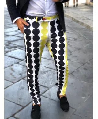 Pantaloni uomo particolari, slim