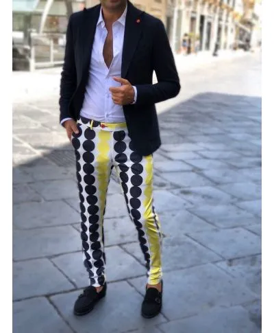 Pantaloni uomo particolari, slim
