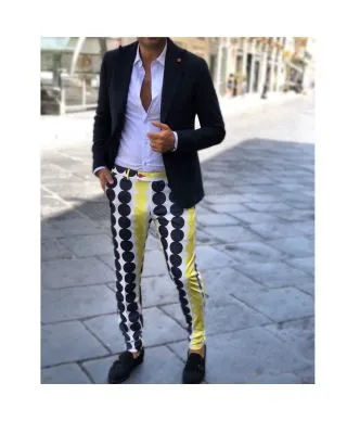 Pantaloni uomo particolari, slim