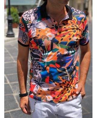 Polo uomo - Hawaiana - Slim