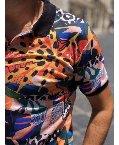Polo uomo - Hawaiana - Slim