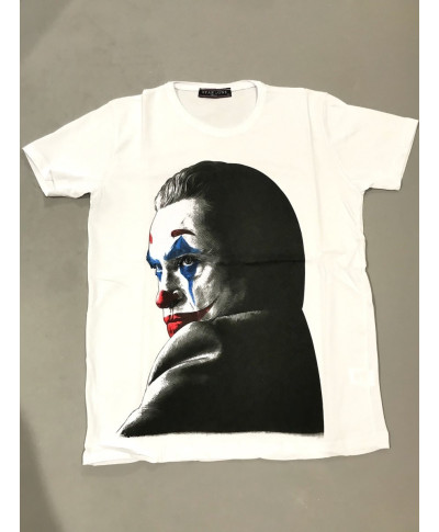 Joker -T shirt - Bianca - Con stampa