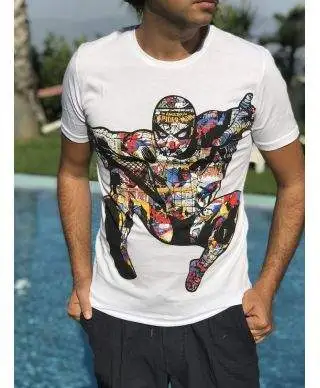 T shirt spider man - Colore Bianco