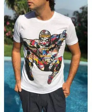 T shirt spider man - Colore Bianco