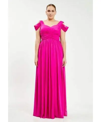Abito curvy - Rosa - Da cerimonia