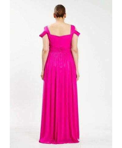 Abito curvy - Rosa - Da cerimonia