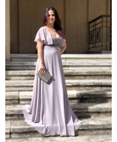 Vestito taglie comode, giovanile - Con manichetta