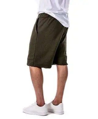 Bermuda uomo, slim - Colore verde con laccio
