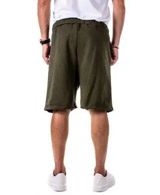 Bermuda uomo, slim - Colore verde con laccio