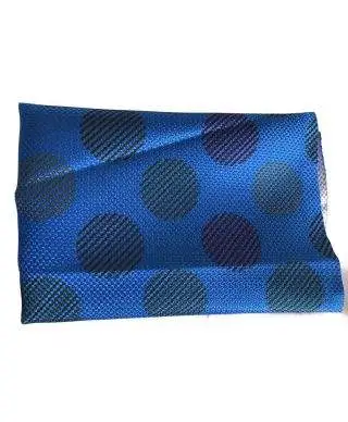 Papillon blu elettrico - Papillon Uomo con pochette - Papillon con pois grandi