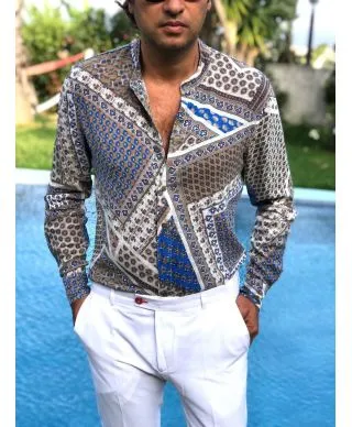 Camicia uomo fantasia - Manica lunga