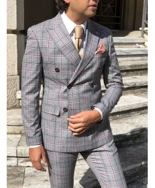 Abito uomo, Principe di Galles - Doppiopetto
