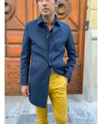 Trench uomo - Paul Miranda - Blu - Corto - Gogolfun.it