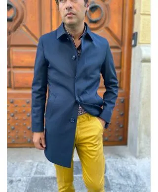 Trench uomo, blu - Paul Miranda