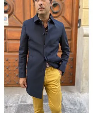 Trench uomo, blu - Paul Miranda