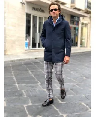 Paul Miranda - Pantaloni uomo - Quadri - Beige