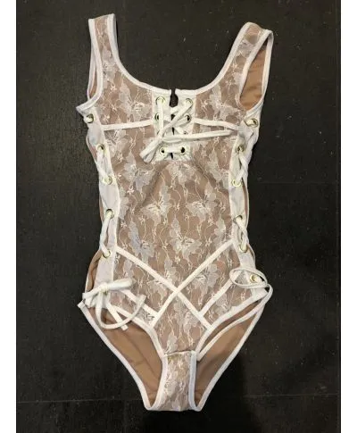 Body bianco in pizzo - Body Madon - Body sexy