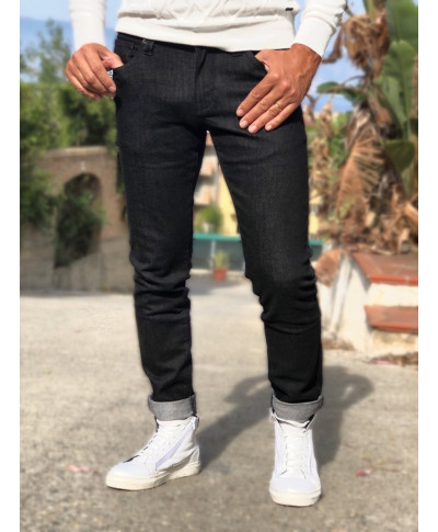 Jeans uomo, neri - Slim - Keyjey