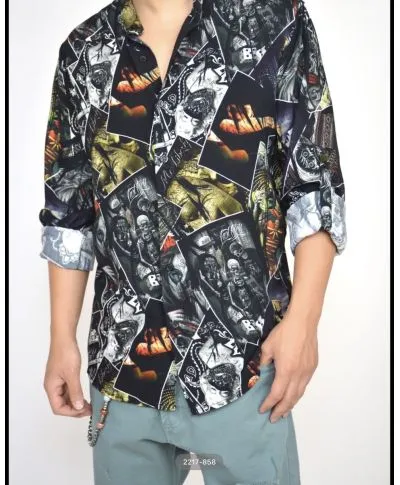 Camicia uomo, Fantasia coreana