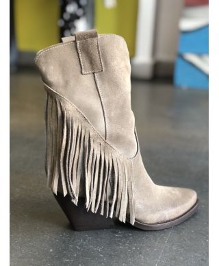 Texani con frangie - Beige